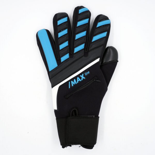 Guantes de Arquero Max Azul/Negro Mizan