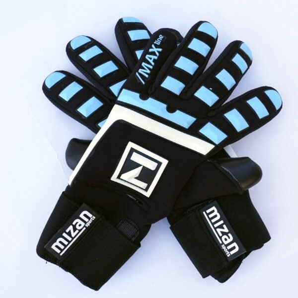 Guantes de Arquero Max Azul Negro Mizan